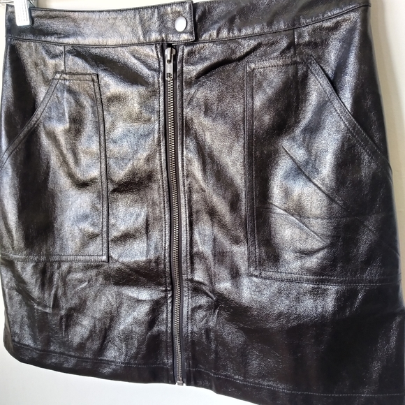 NWT MINKPINK Coyote Vegan Leather Mini Skirt - Picture 8 of 13